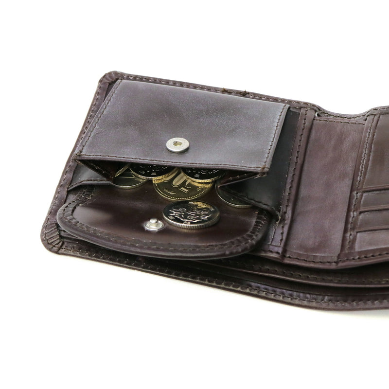 【正規品3カ月保証】 グレンロイヤル 二つ折り財布 メンズ レディース 折財布 小さめ GLENROYAL ブランド 大人 おしゃれ 上品 ミニ 財布 小銭入れ付き 札入れ カード入れ 本革 HIP WALLET WITH DIVIDER 03-6171