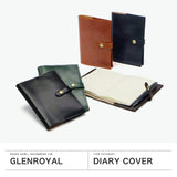 【正規品3カ月保証】 グレンロイヤル 手帳カバー 革 本革 おしゃれ GLENROYAL スリム レザー メンズ レディース 手帳ケース A6 ダイアリーカバー (カードスリット付) A6 DIARY COVER WITH CARD SLOTS 03-5782