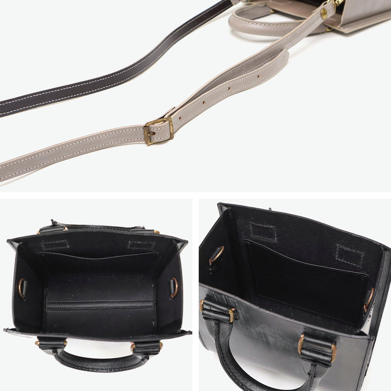 【正規品3カ月保証】 グレンロイヤル トートバッグ レディース 小さめ GLENROYAL バッグ ブランド 本革 革 レザー ミニバッグ 2WAY ショルダー グレイスコレクション SQUARE MINI BAG 01-5777