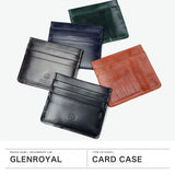 【正規品3カ月保証】 グレンロイヤル カードケース メンズ レディース 薄型 本革 スリム GLENROYAL ブランド おしゃれ 革 レザー 薄マチ コンパクト シンプル ICカード SLIM CARD CASE WITH NOTE 03-5935