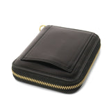 【正規品3カ月保証】 グレンロイヤル 二つ折り財布 メンズ レディース ブランド 財布 GLENROYAL 本革 コードバン ファスナー 小銭入れあり カード 小銭 小さめ ミニ コンパクト 馬革 SMALL ZIP WALLET J2-0025