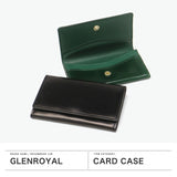 【正規品3カ月保証】 グレンロイヤル 名刺入れ メンズ レディース 本革 ブランド GLENROYAL コードバン おしゃれ カードケース カード入れ ビジネス レザー 馬革 BUSINESS CARD HOLDER HIDDEN STUD J2-0027