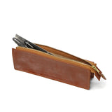 【正規品3カ月保証】 グレンロイヤル ペンケース 大人 革 本革 おしゃれ GLENROYAL ペン ケース コンパクト 革系 ブライドルレザー ブライドル レザー シンプル ブランド 高級感 ビジネス ZIP PEN CASE 03-6057