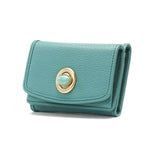 ハシバミ 財布 レディース 小さい HASHIBAMI ブランド コンパクト ミニ財布 天然石 本革 牛革 レザー かわいい 三つ折り財布 BOX型小銭入れ カード パワーストーン 天然石ミニウォレット Ha-2008-729