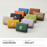 ハシバミ 財布 レディース 小さい HASHIBAMI ブランド コンパクト ミニ財布 天然石 本革 牛革 レザー かわいい 三つ折り財布 BOX型小銭入れ カード パワーストーン 天然石ミニウォレット Ha-2008-729