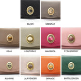 ハシバミ 財布 レディース 小さい HASHIBAMI ブランド コンパクト ミニ財布 天然石 本革 牛革 レザー かわいい 三つ折り財布 BOX型小銭入れ カード パワーストーン 天然石ミニウォレット Ha-2008-729