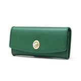 ハシバミ 長財布 レディース カード HASHIBAMI 財布 ブランド 大容量 本革 革 レザー おしゃれ かわいい かぶせ フラップ 小銭入れ パワーストーン 大人 上品 シンプル 天然石 ロングウォレット Ha-2104-306