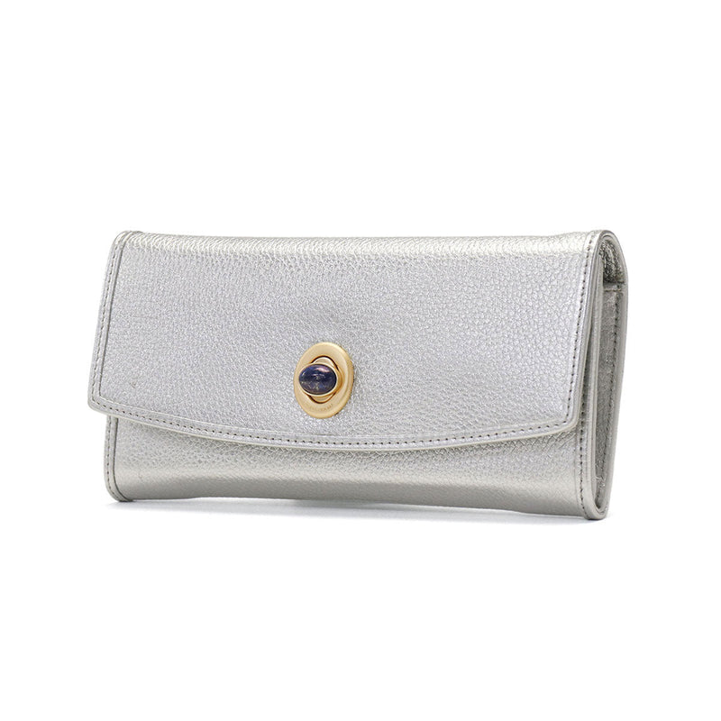 ハシバミ 長財布 レディース カード HASHIBAMI 財布 ブランド 大容量 本革 革 レザー おしゃれ かわいい かぶせ フラップ 小銭入れ パワーストーン 大人 上品 シンプル 天然石 ロングウォレット Ha-2104-306