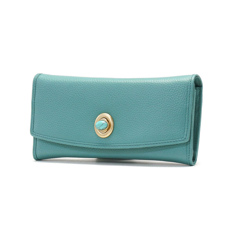 ハシバミ 長財布 レディース カード HASHIBAMI 財布 ブランド 大容量 本革 革 レザー おしゃれ かわいい かぶせ フラップ 小銭入れ パワーストーン 大人 上品 シンプル 天然石 ロングウォレット Ha-2104-306