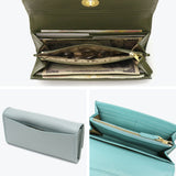 ハシバミ 長財布 レディース カード HASHIBAMI 財布 ブランド 大容量 本革 革 レザー おしゃれ かわいい かぶせ フラップ 小銭入れ パワーストーン 大人 上品 シンプル 天然石 ロングウォレット Ha-2104-306