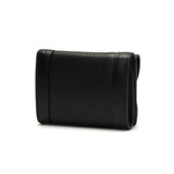 ハシバミ 三つ折り財布 レディース 小さい ブランド HASHIBAMI 財布 本革 革 レザー おしゃれ かわいい コンパクト ミニ 三つ折り 小銭入れ 大人 上品 黒 ニュー ラウンドフォルム ミニウォレット Ha-1711-453