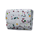 ハシバミ 財布 レディース 三つ折り ミニ コンパクト HASHIBAMI ブランド ウォレット おしゃれ かわいい 小さい 本革 レザー シープレザー 軽い 小銭ボックス 小銭入れ付き グリント Ha-2504-106