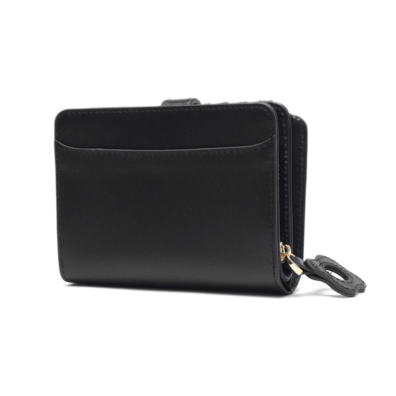 ハシバミ 二つ折り財布 レディース ブランド HASHIBAMI 財布 本革 革 レザー おしゃれ かわいい 小銭入れ 大人 上品 フラワー 花 ベルト 折財布 シンプル フラワーバックル 二つ折りウォレット Ha-2407-500