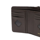 ハシバミ 二つ折り財布 レディース ブランド HASHIBAMI 財布 本革 革 レザー おしゃれ かわいい 小銭入れ 大人 上品 フラワー 花 ベルト 折財布 シンプル フラワーバックル 二つ折りウォレット Ha-2407-500