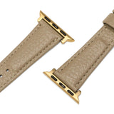ハシバミ アップルウォッチバンド レディース 革 HASHIBAMI バンド レザー ウォッチベルト おしゃれ AppleWatch 大人 上品 シンプル ゴールド エイチビー アップルウォッチバンドG Ha-2506-623