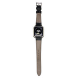 ハシバミ アップルウォッチバンド レディース 革 HASHIBAMI バンド レザー ウォッチベルト おしゃれ AppleWatch 大人 上品 シンプル きれいめ シルバー金具 エイチピー アップルウォッチバンドS Ha-2506-624