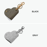 ハシバミ キーケース レディース スマートキー 革 本革 おしゃれ HASHIBAMI ブランド 大人 可愛い レザー ハート型 かわいい 女性 上品 キーホルダー チェック柄 スマートキーリング Ha-2506-804