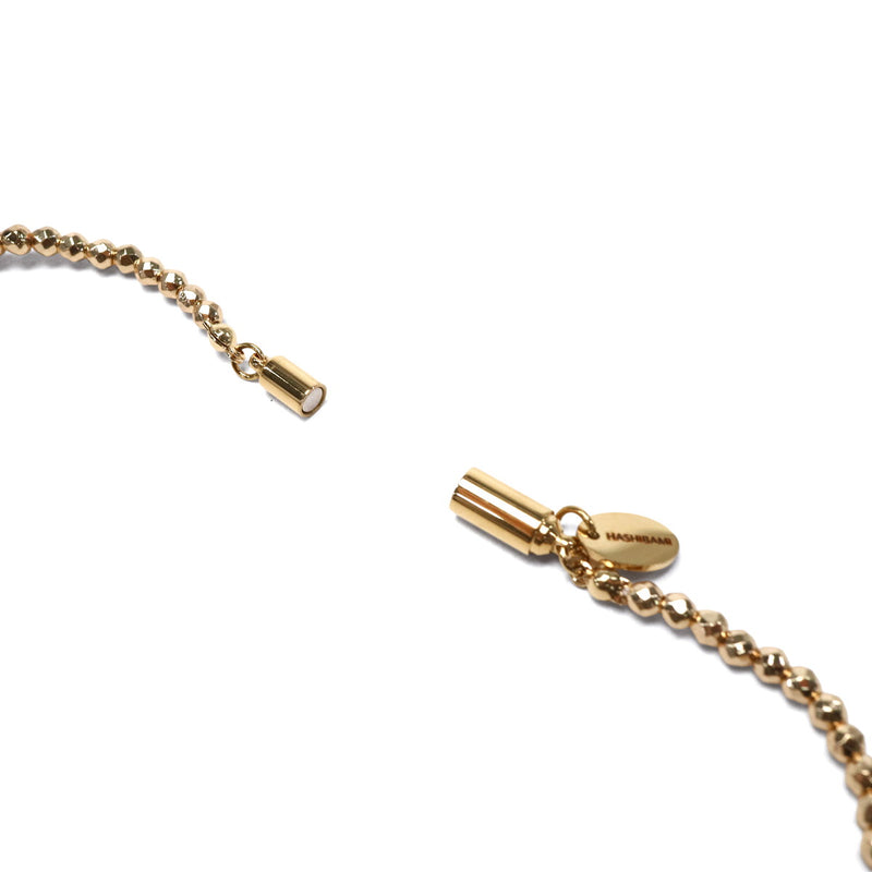 ハシバミ ネックレス レディース チェーン HASHIBAMI 多面体 ゴールド 52cm 天然石 ヘマタイト ワンタッチ マグネット ポーチ付き 重ね付け シンプル おしゃれ 可愛い 華奢 ブランド 20代 30代 女性 プレゼント HB2100242