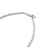 ハシバミ ネックレス レディース チェーン HASHIBAMI 天然石 ヘマタイト ワンタッチ 留め具 マグネット ポーチ付き 重ね付け シンプル おしゃれ 可愛い ブランド 20代 30代 女性 プレゼント 俵型 シルバー 52cm HB2100243