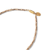 ハシバミ ネックレス レディース チェーン HASHIBAMI 立方体 面取り ゴールド 45cm 天然石 ヘマタイト ワンタッチ 留め具 マグネット ポーチ付き 重ね付け シンプル おしゃれ 可愛い ブランド 20代 30代 女性 HB2100244