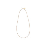 ハシバミ ネックレス レディース チェーン ロング HASHIBAMI 天然石 ヘマタイト キラキラ ゴールド シルバー 留め具 マグネット ワンタッチ ポーチ付き 重ね付け シンプル 立方体 極小(シルバー/ゴールド) 60cm HB2100248