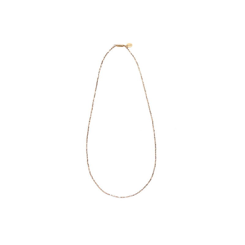 ハシバミ ネックレス レディース チェーン ロング HASHIBAMI 天然石 ヘマタイト キラキラ ゴールド シルバー 留め具 マグネット ワンタッチ ポーチ付き 重ね付け シンプル 立方体 極小(シルバー/ゴールド) 60cm HB2100248