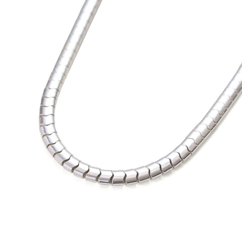 ハシバミ ネックレス レディース チェーン HASHIBAMI 天然石 ヘマタイト 留め具 マグネット ワンタッチ ポーチ付き 重ね付け シンプル おしゃれ カジュアル 普段使い 大人 20代 30代 瓦型 シルバー 43cm HB2100253