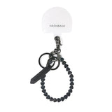 ハシバミ スマホストラップ ハンド 手首 HASHIBAMI ストラップ ハンドストラップ かわいい 可愛い おしゃれ スマートフォン スマホ 携帯 レディース 女性 ヘマタイト 天然石 ハート スマホハンドストラップ Ha-2500-500