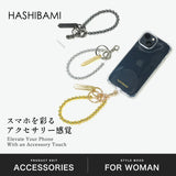 ハシバミ スマホストラップ ハンド 手首 HASHIBAMI ストラップ ハンドストラップ おしゃれ スマートフォン スマホ 携帯 レディース 女性 丸型ビーズ ビーズ風ストラップ ヘマタイト 丸玉 スマホハンドストラップ Ha-2504-078