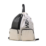 ヘム ナップサック レディース メンズ 高校生 おしゃれ HeM ブランド 軽い ポリエステル かわいい 部活 学校 中学生 ナップザック シンプル ロゴ 背負い スクバ A4 HeMfamコラボバッグ HINAKOナップ 39-73100
