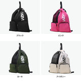 ヘム ナップサック レディース メンズ 高校生 おしゃれ HeM ブランド 軽い ポリエステル かわいい 部活 学校 中学生 ナップザック シンプル ロゴ 背負い スクバ A4 HeMfamコラボバッグ HINAKOナップ 39-73100