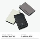 【正規取扱店】 エルゴポック カードホルダー 財布 HERGOPOCH ブランド カードケース 薄型 小銭入れ 本革 レザー メンズ ミニ財布 おしゃれ スリム TC ソフトシュリンクレザー ファスナーカードホルダー TCW-FC