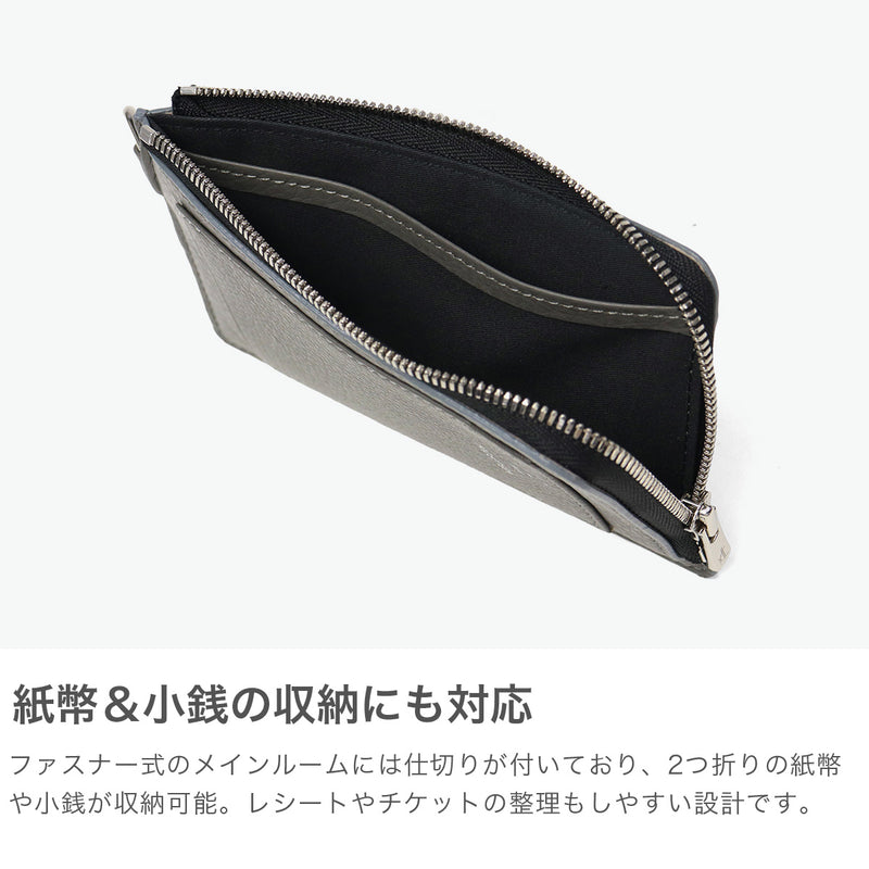 【正規取扱店】 エルゴポック カードホルダー 財布 HERGOPOCH ブランド カードケース 薄型 小銭入れ 本革 レザー メンズ ミニ財布 おしゃれ スリム TC ソフトシュリンクレザー ファスナーカードホルダー TCW-FC