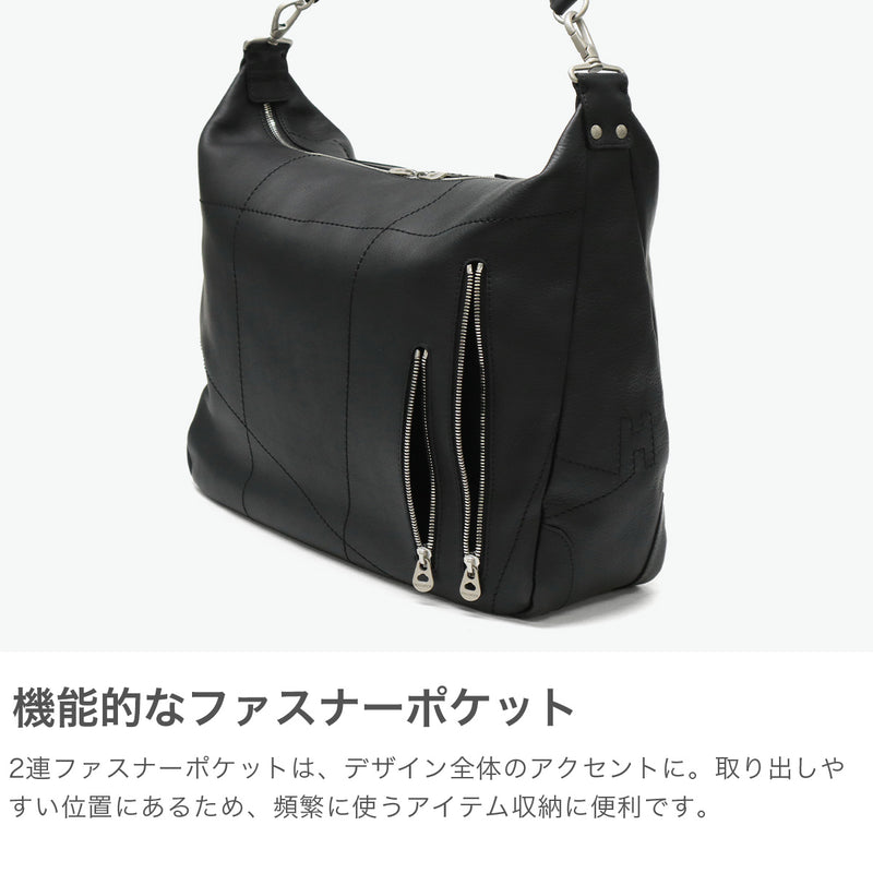 【正規取扱店】 エルゴポック ショルダーバッグ メンズ 大容量 大きめ おしゃれ HERGOPOCH バッグ ブランド 革 本革 斜め掛け トートバッグ トート 2WAY ジャパニーズファームレザー メッセンジャーバッグ JF-SL