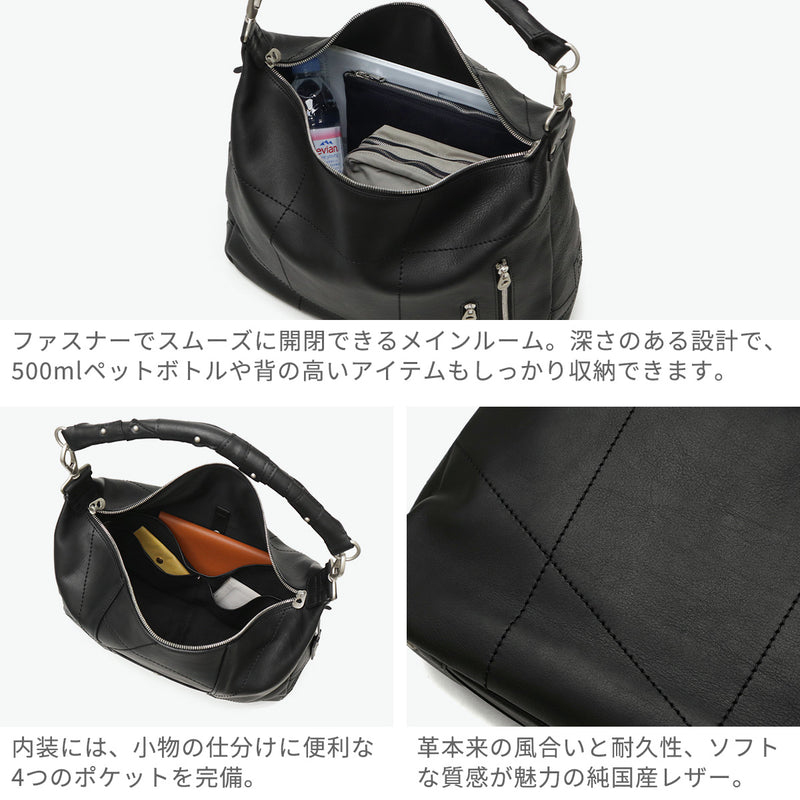 【正規取扱店】 エルゴポック ショルダーバッグ メンズ 大容量 大きめ おしゃれ HERGOPOCH バッグ ブランド 革 本革 斜め掛け トートバッグ トート 2WAY ジャパニーズファームレザー メッセンジャーバッグ JF-SL