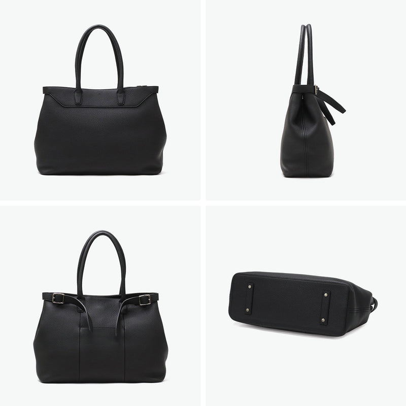 【正規取扱店】 エルゴポック トートバッグ メンズ B4 大きめ ブランド HERGOPOCH トート バッグ レザー カジュアル 本革 牛革 革 ビジネス 軽量 TL トリヨンラグーン シュリンクレザー トートバッグM TL-TTM