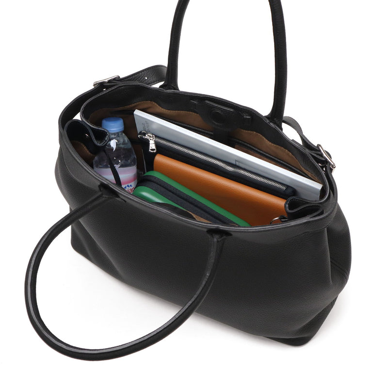 【正規取扱店】 エルゴポック トートバッグ メンズ B4 大きめ ブランド HERGOPOCH トート バッグ レザー カジュアル 本革 牛革 革 ビジネス 軽量 TL トリヨンラグーン シュリンクレザー トートバッグM TL-TTM