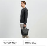 【正規取扱店】 エルゴポック トートバッグ メンズ HERGOPOCH バッグ 小さめ ミニ コンパクト 本革 革 レザー ブランド カフェバッグ レザートート 日本製 A5 TC ソフトシュリンクレザー ミニトート TC-MTT