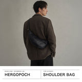【正規取扱店】 エルゴポック ショルダーバッグ メンズ ブランド 斜めがけバッグ HERGOPOCH 本革 革 レザー 小さめ ミニ 斜めがけ かっこいい 日本製 A5 スムースレザー ツイステッドショルダーバッグ EP-CSL