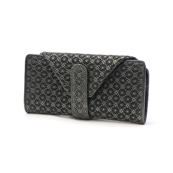 Hiroko Hayashi Wallet Wanita Long Wallet Jenama Tulen Kulit Hiroko Hayashi Garcon Wallet Hitam Ringan Ringan Lightweight Elegant Stylish Present Women Garcon Hadiah Made In Japan Girasole Girasole Long Wallet Mini 709-41944