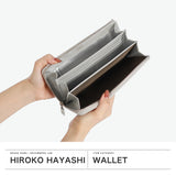 ヒロコ ハヤシ 財布 長財布 レディース 本革 HIROKO HAYASHI 大容量 ブランド L字ファスナー L字 黒 上品 高級感 おしゃれ 小銭入れあり カード プレゼント 女性 日本製 GIRASOLE ファスナー式長財布 709-41946