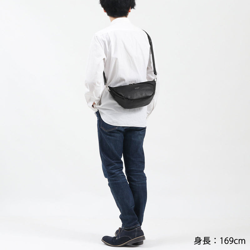 aena 숄더백 Hmaen Zeppelin S 2nd Zeppelin s 2nd Diagonal Bag Small Genuine Leightweight 간단한 브랜드 남성 숙녀