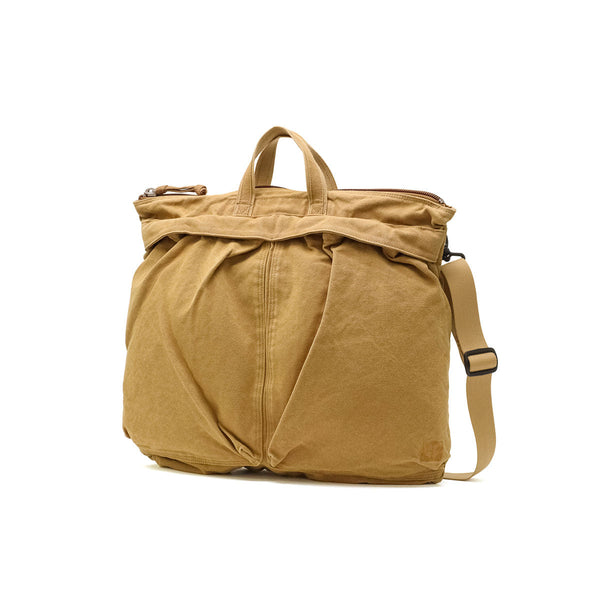 ホーボー ヘルメットバッグ メンズ レディース 帆布 hobo ショルダー バッグ キャンバス 大きめ 斜めがけバッグ 肩掛け ブランド カジュアル ミリタリー B4 A4 6L 日本製 HELMET BAG HEAVY CANVAS HB-BG4522