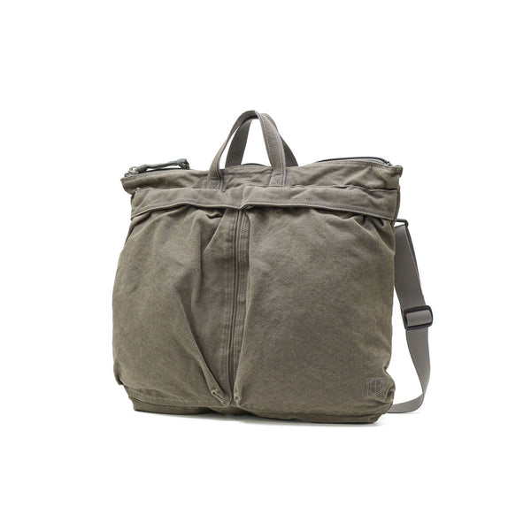 ホーボー ヘルメットバッグ メンズ レディース 帆布 hobo ショルダー バッグ キャンバス 大きめ 斜めがけバッグ 肩掛け ブランド カジュアル ミリタリー B4 A4 6L 日本製 HELMET BAG HEAVY CANVAS HB-BG4522
