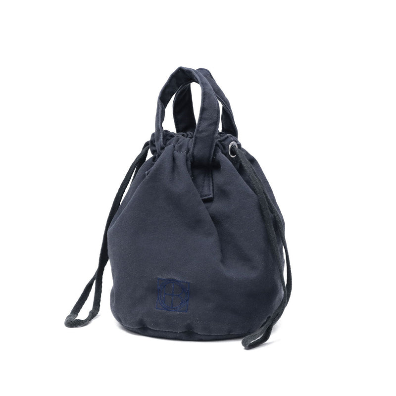 Hobo DrawString Bag 남성 여성 Hobo DrawString Pouch Bag 소형 핸드 헬드 미니 가방 Gusset 스타일리시 한 캔버스 일반 브랜드 캐주얼 4L 일본에서 만든 드로우 스트링 파우치 패딩 라이트 캔버스 HB-BG4515