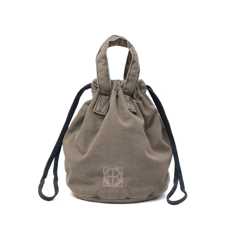 Hobo DrawString Bag 남성 여성 Hobo DrawString Pouch Bag 소형 핸드 헬드 미니 가방 Gusset 스타일리시 한 캔버스 일반 브랜드 캐주얼 4L 일본에서 만든 드로우 스트링 파우치 패딩 라이트 캔버스 HB-BG4515