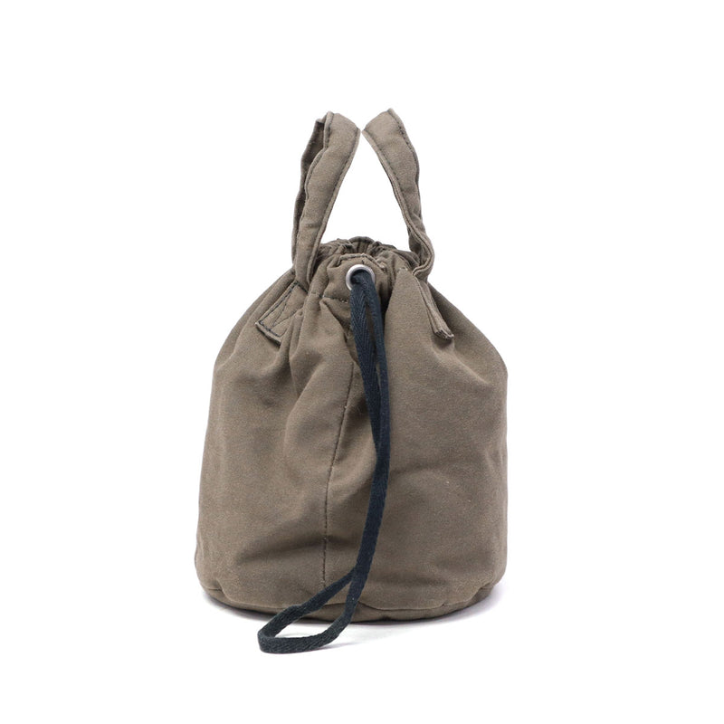 Hobo DrawString Bag 남성 여성 Hobo DrawString Pouch Bag 소형 핸드 헬드 미니 가방 Gusset 스타일리시 한 캔버스 일반 브랜드 캐주얼 4L 일본에서 만든 드로우 스트링 파우치 패딩 라이트 캔버스 HB-BG4515