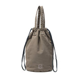 Beg Hobo Drawstring Beg Wanita Lelaki Hobo Beg Kecil Mini Beg Mini Dengan Gusset Gusset Canvas Plain Jenama Kasual 12L Made In Japan Drawstring Pouch S Canvas Light HB-BG4516