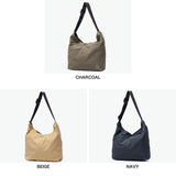 Hobo Shoulder Bag Men's Women's Crossbody Bag Large A4 Hobo Bag Crossbody Brand Adult Lightweight Lightweight Cotton Durable Shoulder Casual Made in Japan 15L AZUMA SHOULDER BAG M LIGHT CANVAS HB-BG4518