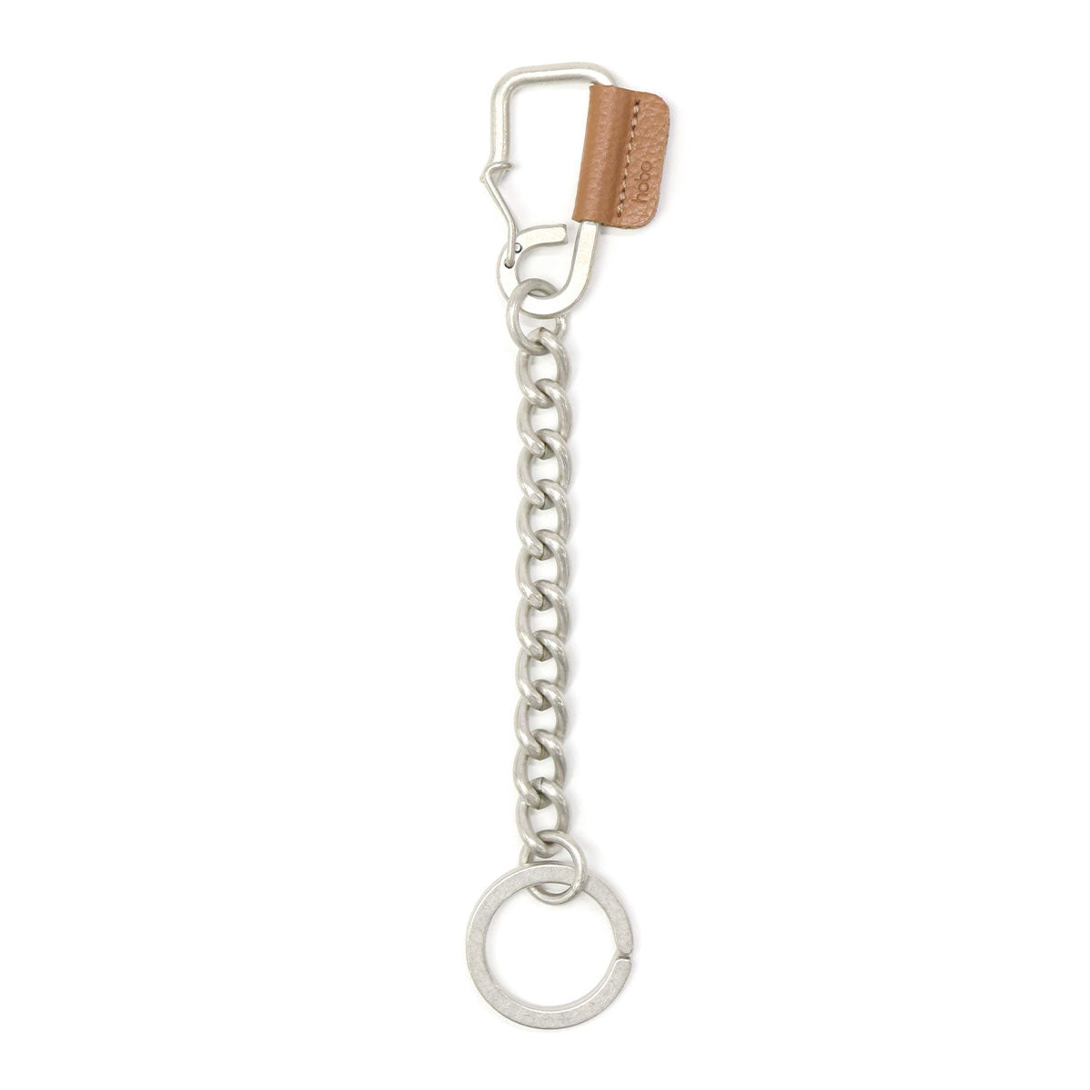 【なる】HOBO(ホーボー) オイルドカウレザー製キーリング　新品　未使用 楽天市場】ホーボー カラビナキーリングマットブラスwith
